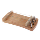 Portable Solid Wood 6 String Guzheng Zither Hand Trainer Finger Exerciser