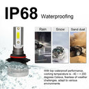 2Pcs 9005/Hb3/H10 Mini1 Led Headlight 36W 6000Lm Cob Bulbs Kit Hi/Low Beam  W4I8