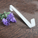 1Pcs Christmas Decoration over Door Wreath Hanger (White)