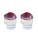 36 Pairs Mix Colour Magnetic Round Crystal Women Clip On Ear Stud Earrings