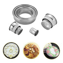 Stainless Steel Round Biscuit Cutter DIY Cake Donuts Moulds Decorating Tool
