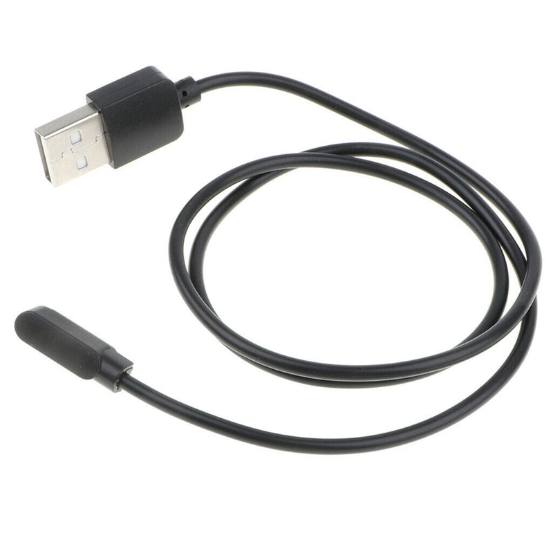 2 Pin USB Watch Charging Cable Magnetic Charging Base Bla
