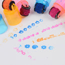 6X combination pens shape stamps sets inkpad stamp school supplies craftsJ,tF Gw