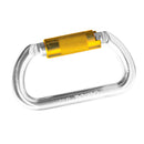 2 pieces 25KN Climbing Auto Locking Twist Gate Carabiner for Caving