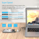 Orico 2139U3-CR Transparent 2.5 Inch Hdd Case Sata To Usb 3.0 Adapter High  A4U4
