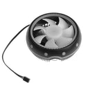LED CPU Cooler Cooling Fans RGB Color Changing For Intel 775/1150/1155/1156 AMD