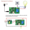 DC5V 12V 24V 32V Wireless WiFi Smart Switch Inching/Self-Locking Module -Q