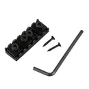 7 String Locking Nut Electric Guitar Nut Tremolo Bridge 48mm (Black)