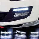 2PCS 12V 6 LED Daytime Running Light DRL Car Fog Day Driving Lamp Lights KitJ,t