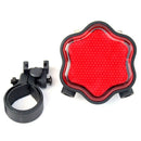 Mountain Bike Taillights Tail Warning Light Plum Shape Bicycle Light Night