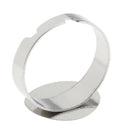 50pcs Blank Adjustable Ring Base for DIY Cabochon Ring Jewelry Craft 1.5cm