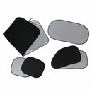 6Pcs Folding Silvering Reflective Car Window Sun Shade Visor Shield Cover