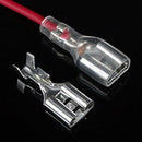 270Pcs Alloy&Rubber Spade Crimp Terminal Connector Insulating Sleeve Kit w/ Case