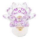 Lotus Tealight Holder Base Candle Holder Candlestick Fengshui Decor Purple