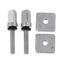 2 Set Longboard Fin Screw and Plate - Paddleboard Surfing Water Sports