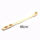 1pc Bamboo Massager Back Scratcher Wooden Body Roller Stick Back Scratcher 3c