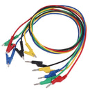 Stackable Banana Plug to Copper Alligator Clip Multimeter Test Leads Probe W Gw