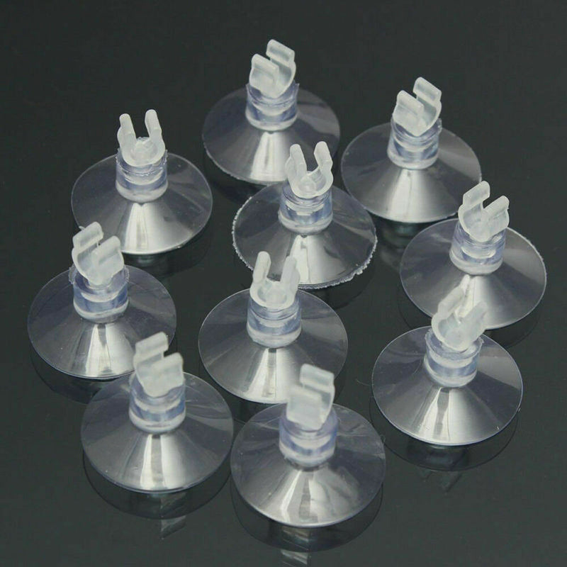 10pcs Aquarium Fish Tank Suction Cup Sucker Holders Fr Air Line Tube Hose Pump