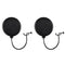 Microphone Filter Dual Layered Wind Screen with Flexible 360Â° Gooseneck Cli