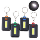 Cob flashlight keychain mini led flashlight portable outdoor emergency light Hn