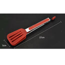 New Salad Tongs Silicone BBQ Cooking Food Serving Utensil Salad Tong 10.63"