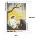 5D DIY Full Drill Diamond Painting Jesus Cross Stitch Embroidery (LG094)