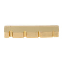 Slotted Brass Metal String Nut for 4-String Electric Bass Guitar Accessories