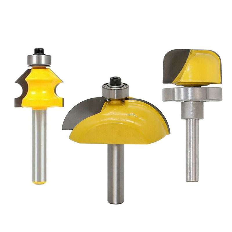 1-1/8inch Diameter Bowl Router Bit + 8mm Shank Reversible Finger Joint + 1/4inch