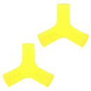 1 Pair Swimming Snorkeling Scuba Diving Fin Keepers Grippers Straps M yellow