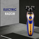 3 in 1 Men Washable Rechargeable Electric Razor Beard Hair Shaving Machine