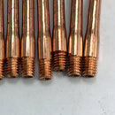 10pcs Gas Shielded Welding Fitting Conductive Tip for Welding Accs 6.5x1.2x45mm