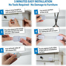8pcs Kids Cabinet Drawer Protection Lock Baby Cupboard Door Safety Straps
