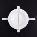 White Plastic Hand Press Pierogi Mold Dumpling Mould Z6R2