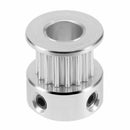 Aluminum GT2 16 Teeth 6mm Bore Timing Belt Pulley Flange Synchronous Wheel  U3Y6