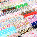 60pcs Square Fabric Bundle Cotton Patchwork Sewing Quilting Tissues Cloth Set