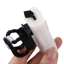 Mountain Bike Headlight USB Rechargeable Super Bright Riding Tool (White)