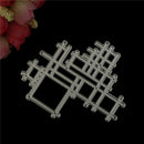 Metal cutting dies cut Irregular net background Scrapbook album paper craft ES