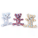 1pc x pet dog durable bear knot for small and large dogs trainging chew toys 3C