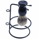 Shaving Tool Drop Hair Brush + Razor Steel Bracket + Cup Plastic Bowl