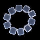 50pcs Earplugs Container Craft Organiser square shape Box Storage Plastic box LJ