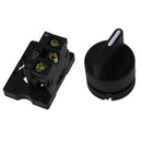 On/Off Two 2 Position Rotary Select Selector Switch 1 NO 10A 600V AC XB2-ED I9G9