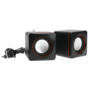 USB 2.0 Notebook Desktop Portable Mini Audio Speaker Subwoofer for Laptop