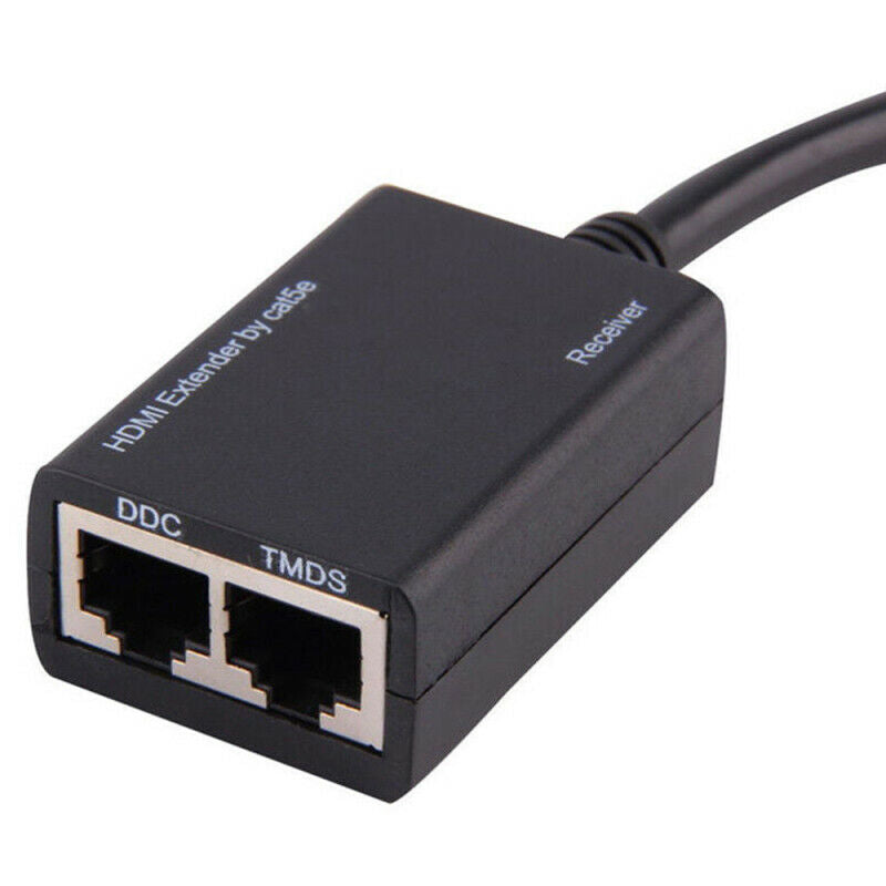 30m 1080P HDMI Over CAT5e CAT6 1.65Gbps 165MHz Cable Ethernet Repeater Extender