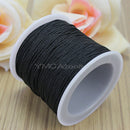 Hot 40m Black Nylon Cord Wire 0.8mm for Jewelry Beading Bracelet Necklace Making