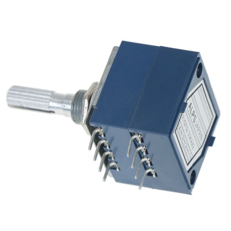 1Pcs potentiometer 50K log alps audio amp volume control pot stereo w loudne Gw