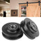4pcs Sliding Barn Door Wheel Closet Hardware Roller Cabinet Window Pulley