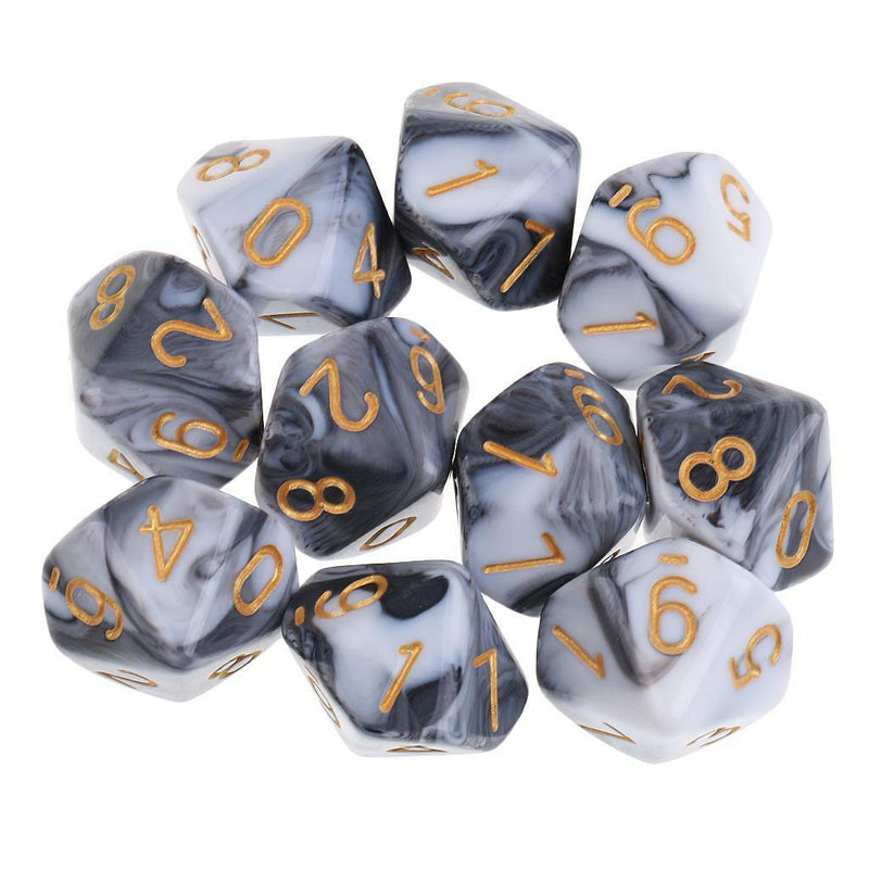 20pc Dice D10 Polyhedral Dice for Dungeons and Dragons Dices RPG