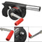 Outdoor Cooking BBQ Fan Air Blower For Barbecue Fire Bellows Hand Crank Too C6G8