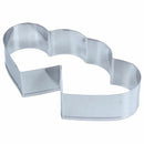 1Pcs Stainless Double Heart Cookie Cutter Cake Pastry Biscuit Mold Decorati