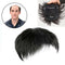 Nature Human Hair Straight Topper Toupee Clip Hairpiece Top Wigs for Men male